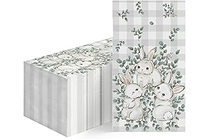 Horaldaily 100 Easter Disposable Paper Decorative Guest Napkins for Bathroom
