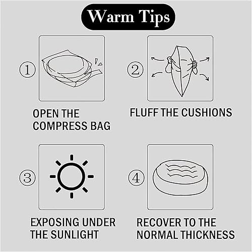 Miniatura 6 de Cojines para sillas de comedor, paquete de 6 cojines para sillas de cocina, estilo flor, primavera y verano, juego de 6, cojines en forma de U para