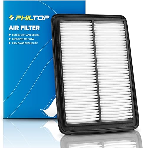 PHILTOP Filtro de aire del motor, EAF035 (CA11858) Reemplazo para Rogue L4 (2014-2020), Rogue Sport (2017-2021), mejora el rendimiento del motor