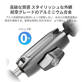 Amazon | TELESIN GoPro用 クランプマウント アルミニウム合金製