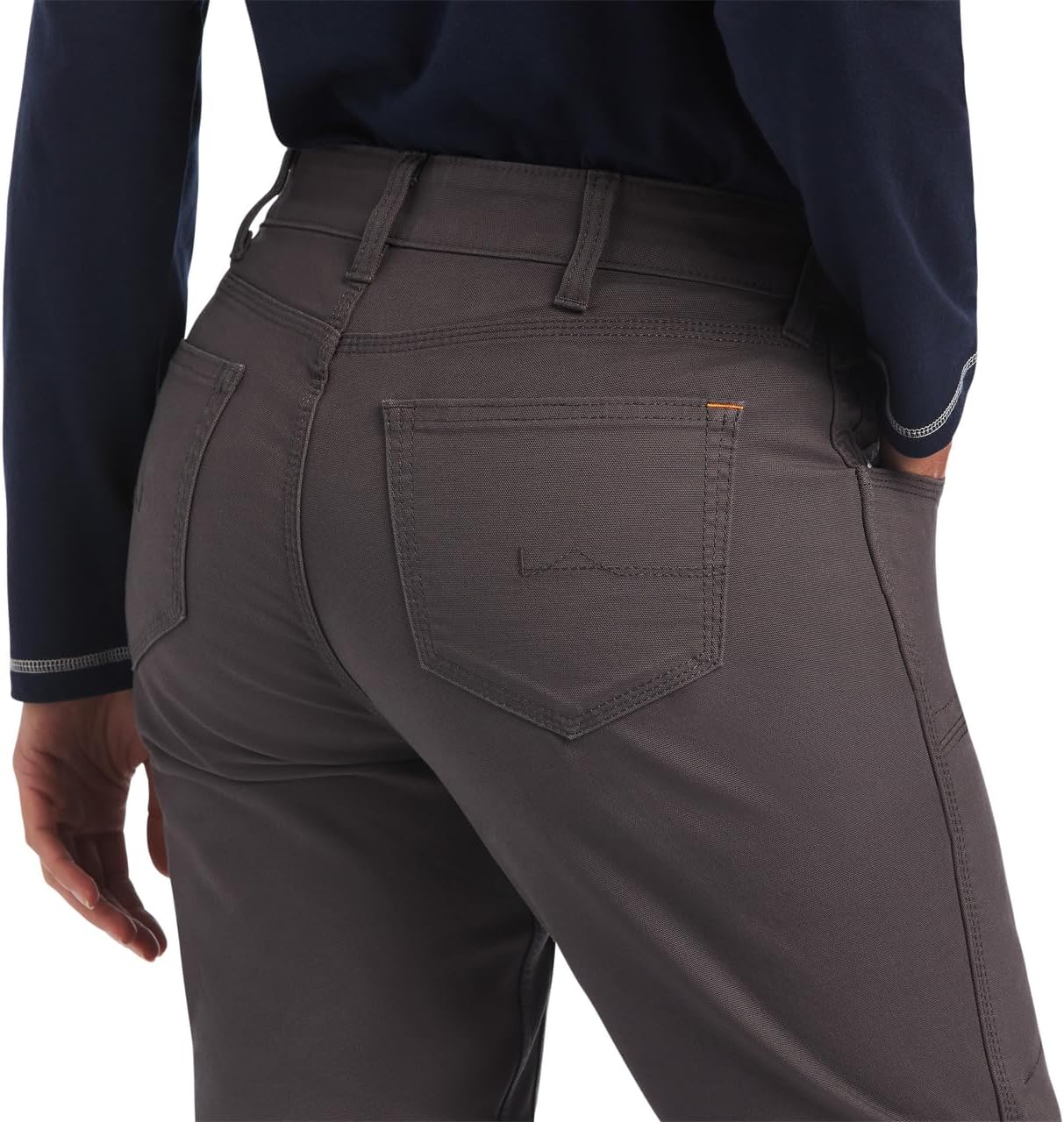 Ariat Female Rebar DuraStretch Made Tough Double Front Pant Rebar Grey 31