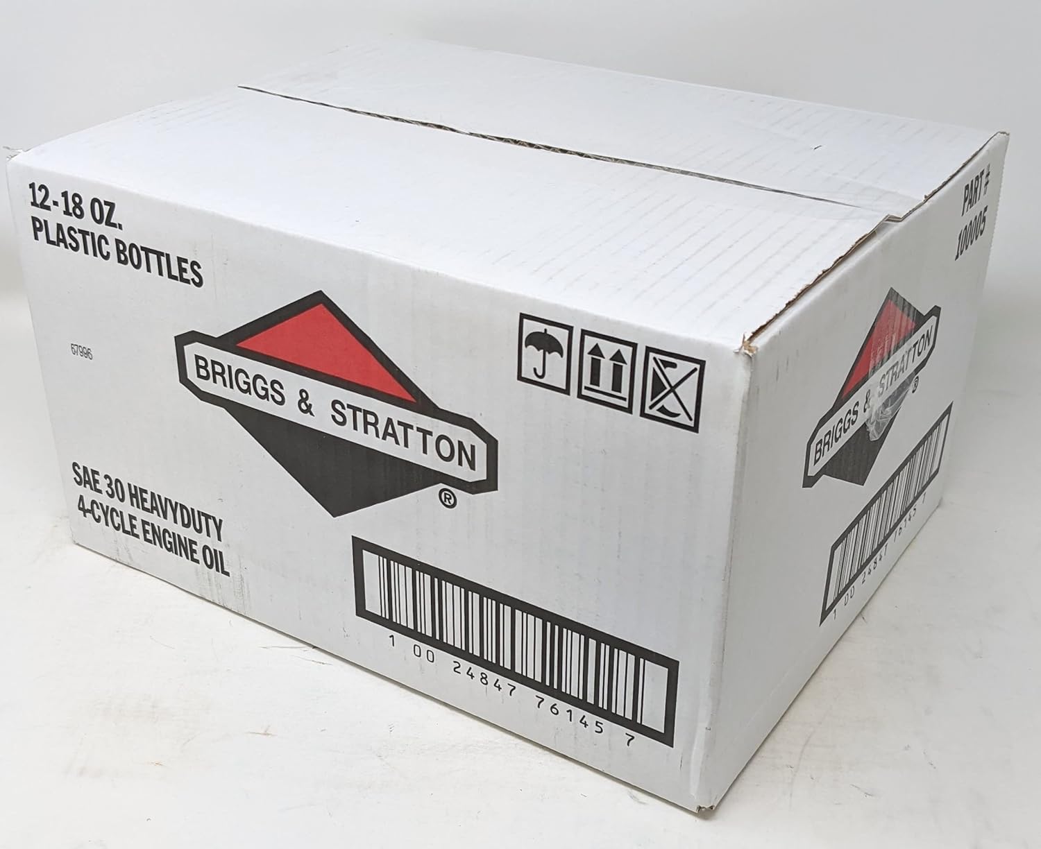 Briggs and Stratton Case of 100005 SAE 30 Engine Oil 18oz Bottle and Fuel Treatment