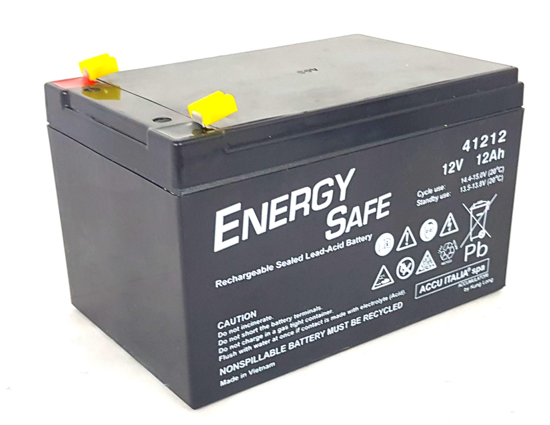 Batteria al piombo ENERGY SAFE 12V 12Ah