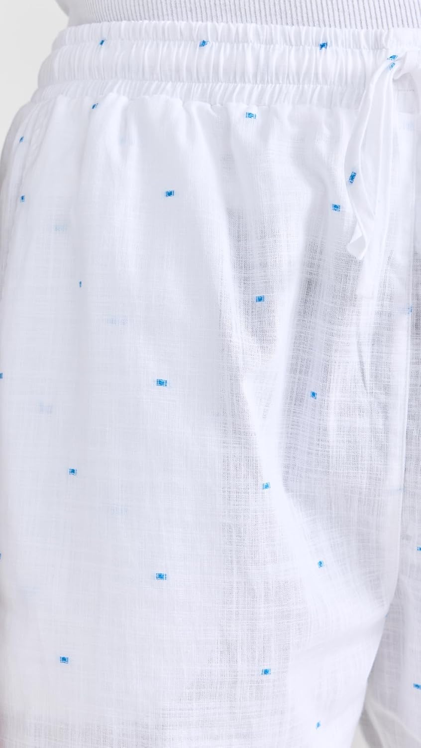 FANM MON Men's Alper Linen Shorts 6" - Image 6