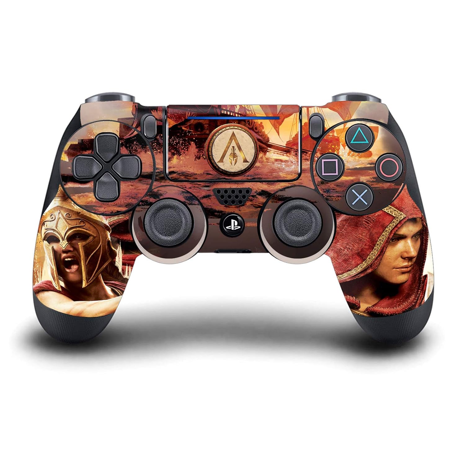 Head Case Designs Officially Licensed Assassin's Creed Kassandra Odyssey Artwork Matte Vinyl Sticker Gaming Skin Case Cover Compatible With Sony PlayStation 4 PS4 DualShock 4 Controller