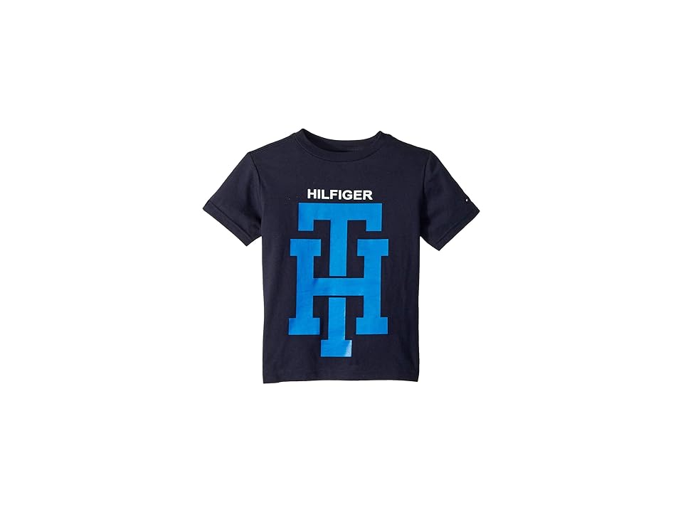 

Tommy Hilfiger Kids TH Logo Graphic Tee (Toddler/Little Kids) (Swim Navy) Boy's T Shirt