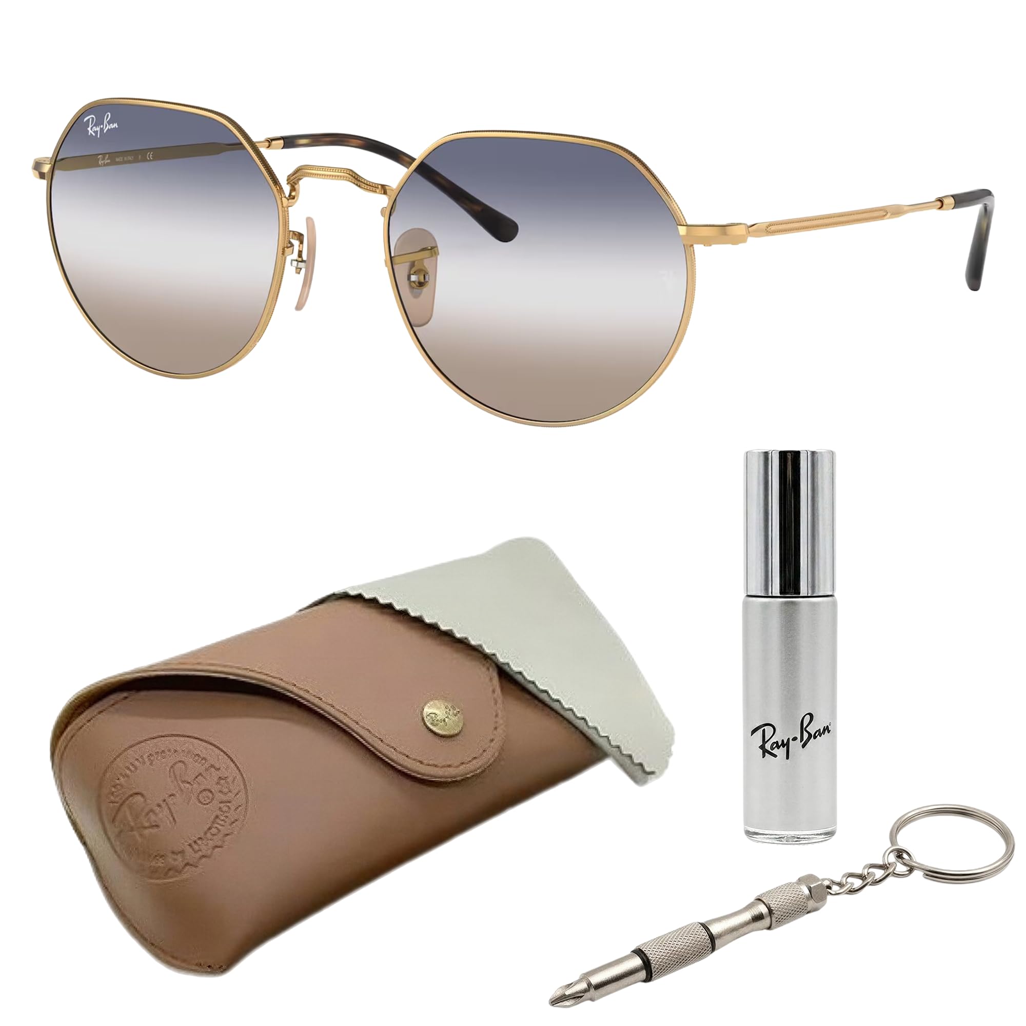 Amazon | Ray-Ban(レイバン) RB3565 JACK スクエアラウンドシェイプ