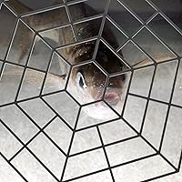 Vista 7 de Protectores de estanque, paquete de 10 unidades, red protectora de estanque, protector de peces, garza flotante con 30 conectores