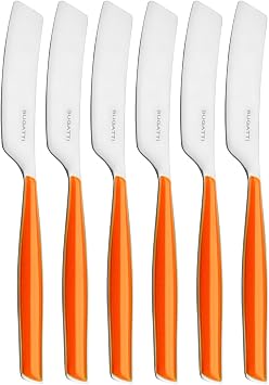 Bugatti Glamour Cutlery Set 6-Piece SAN/Steel Orange 16 x 20 x 3 cm