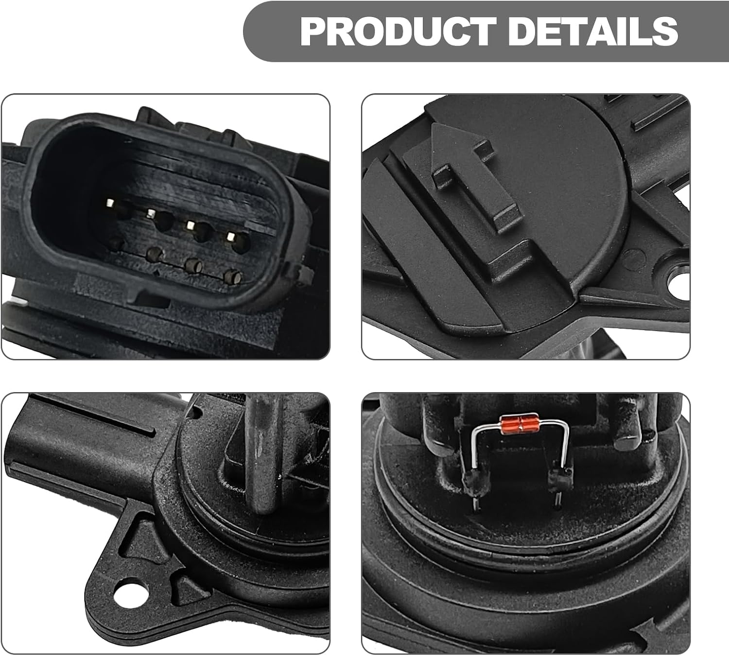 197500-0070 Mass Air Flow Sensor MAF Sensor Compatible withHonda Accord Civic CR-V Acura RDX 1.5L 2.0L Replace#37980-5BA-A01