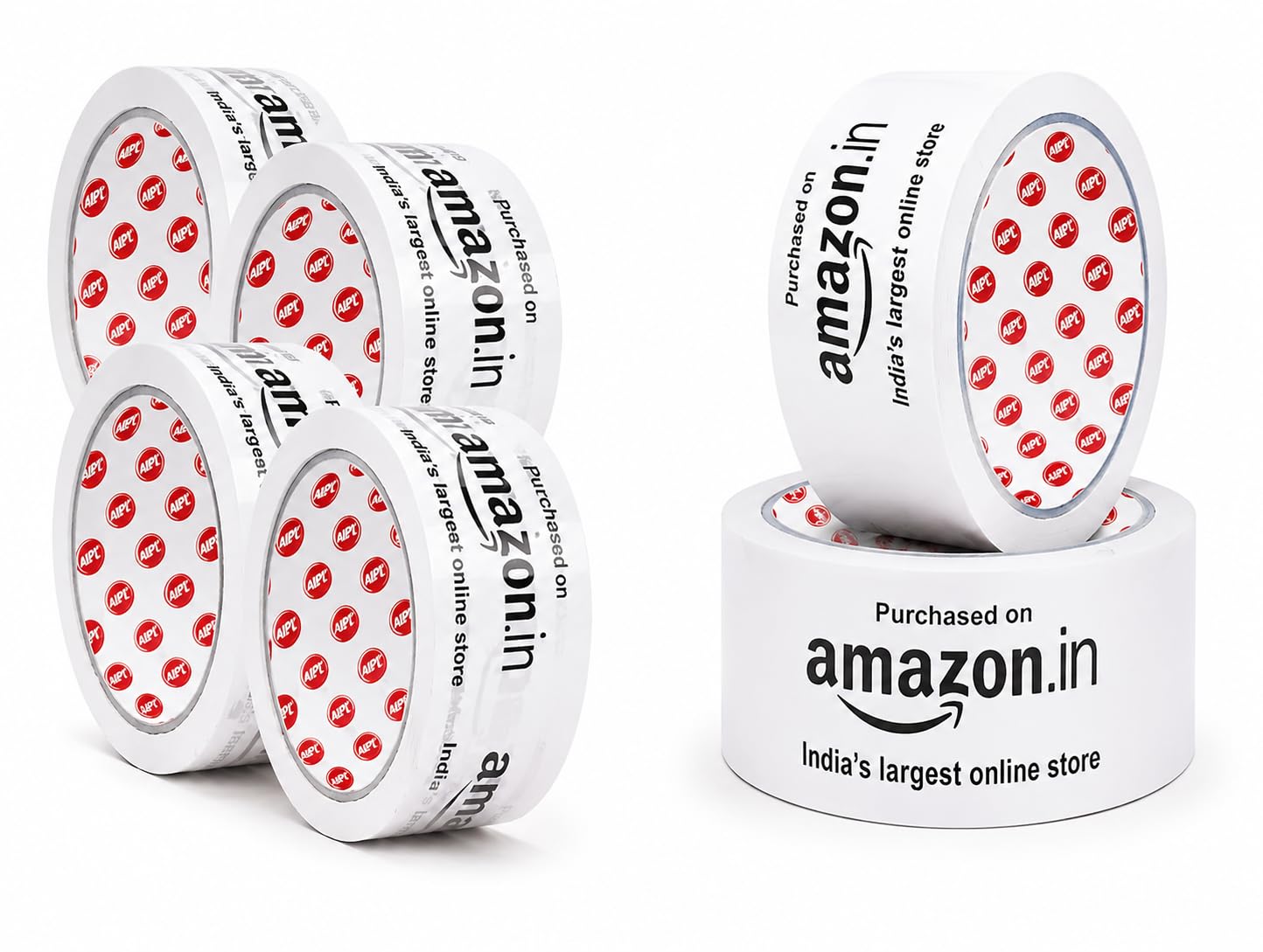 Amazon Printed Packing Material Tape, Strong Adhesive & Easy to Use - 48MM - Pack of 6-image-29
