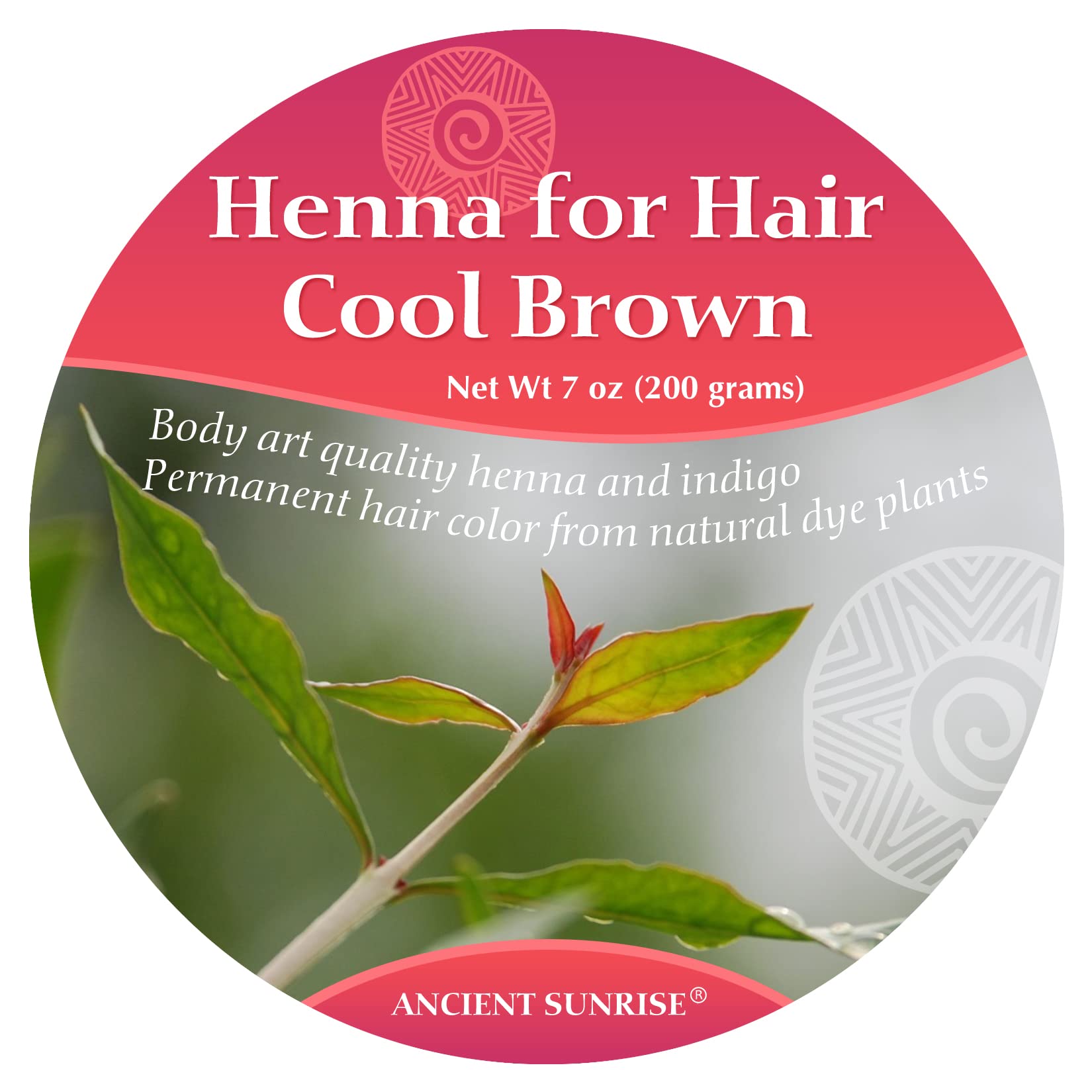 Amazon.com : Ancient Sunrise Henna For Hair Cool Brown Kit Pure