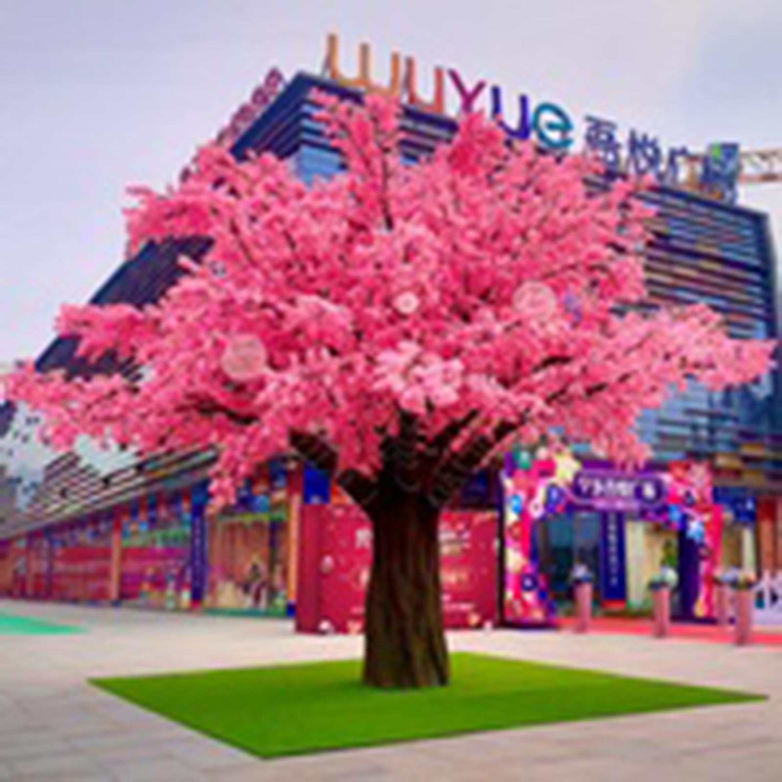 Buy Artificial s Artificial Cherry Blossom Tree, Pink Decor Fake Sakura