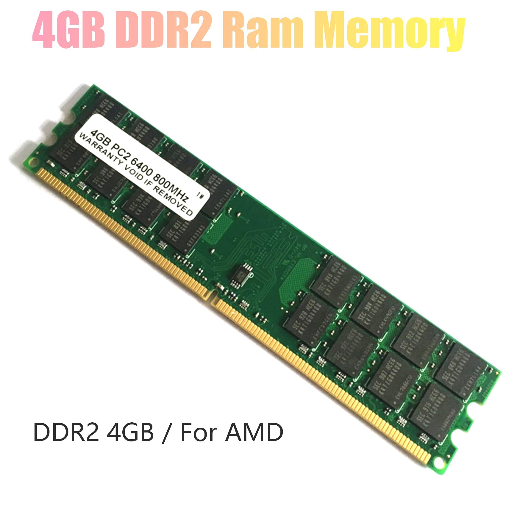 DDR2 メモリー 4GB*3本 計12GB 5300F-555-11 Amazon.com: Luejnbogty 4GB DDR2 Ram Memory 800Mhz 1.8V PC2 6400