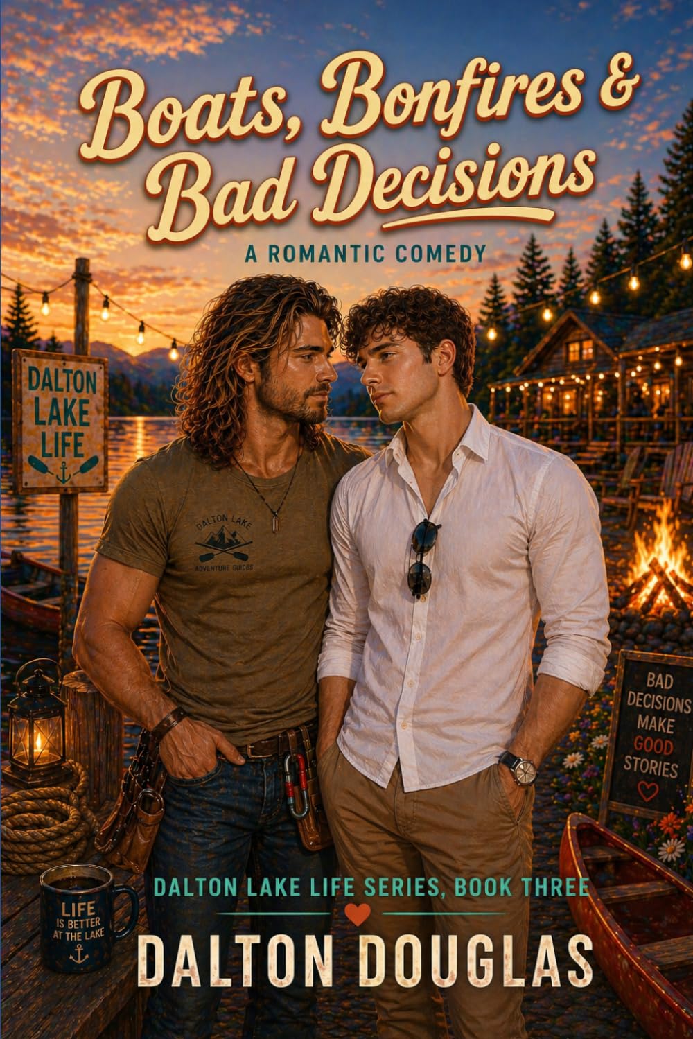 Boats, Bonfires & Bad Decisions: A Romantic Comedy: 3 (Dalton Lake Life)