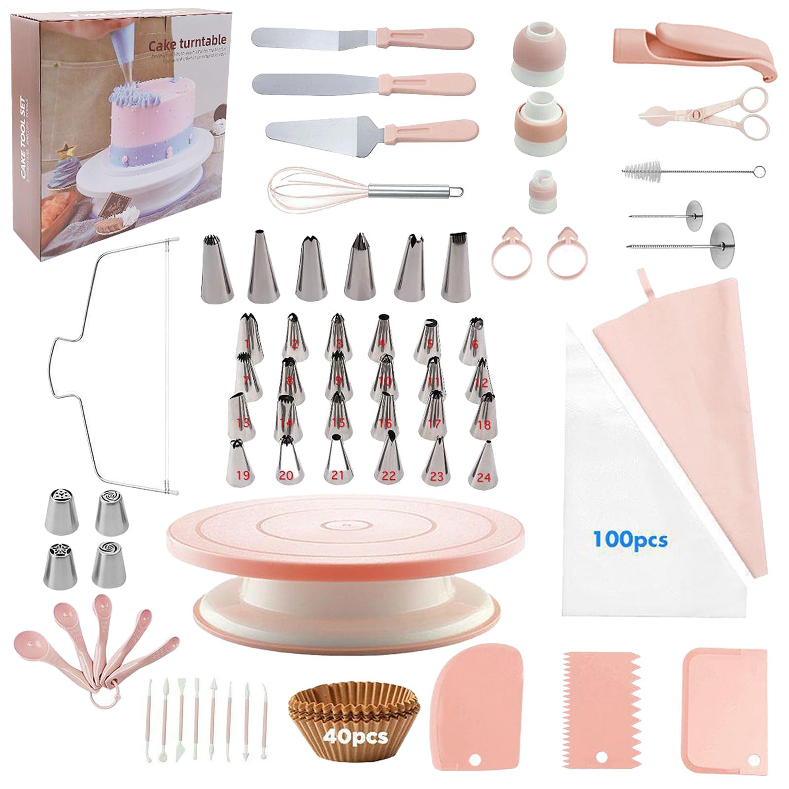 Kit De Décoration De Gâteaux Pour Débutants Fournitures Cupcakes