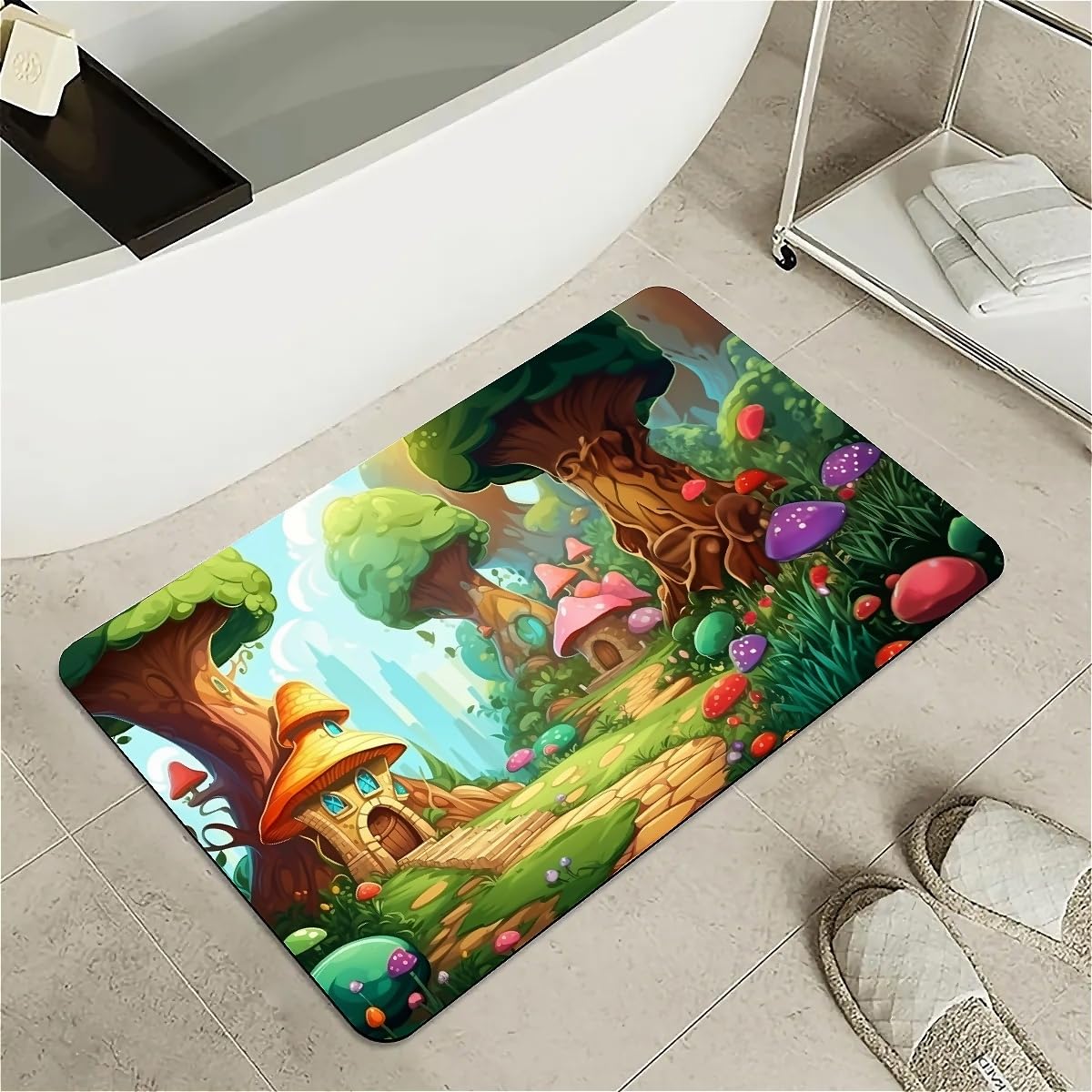 Tapis de bain antidérapant cuisine et douche Coconut Beach