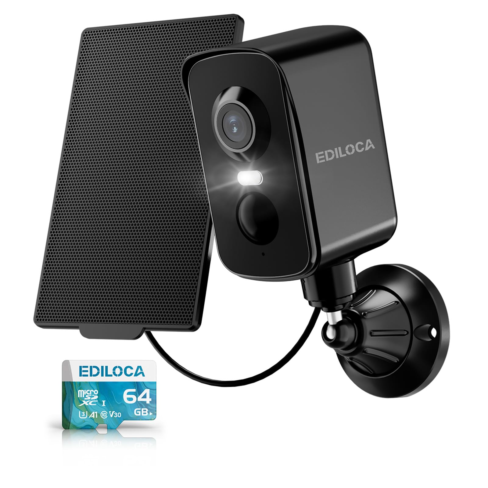 Amazon.co.jp: Ediloca 防犯カメラ 屋外 ソーラー WiFi完全ワイヤレス