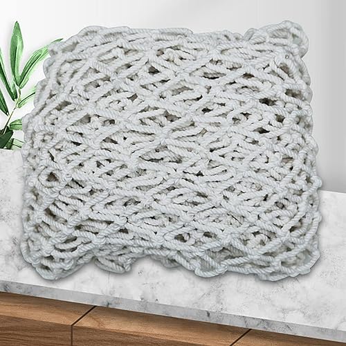 CHINLIFE Red de seguridad para niños, malla decorativa de nailon anticaída, malla protectora para valla de construcción, redes seguras para