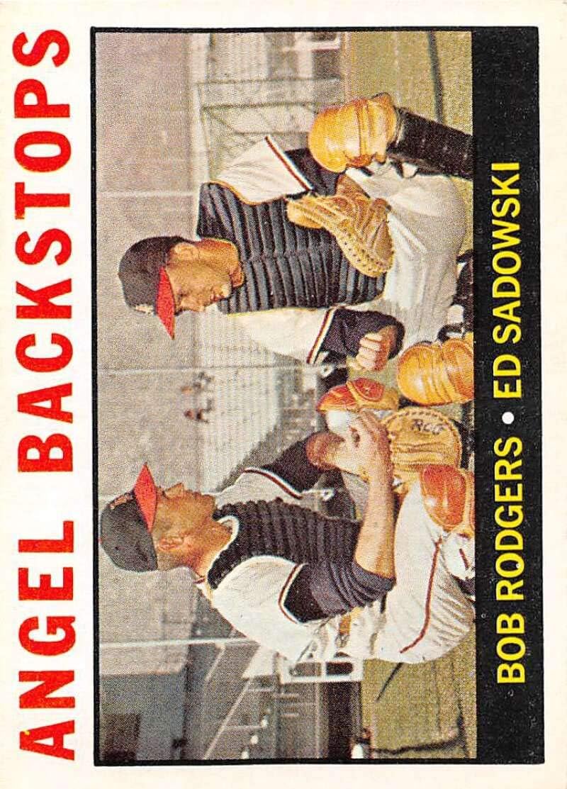 1964 Topps Baseball 61 Bob Rodgers/Ed Sadowski Los Angeles