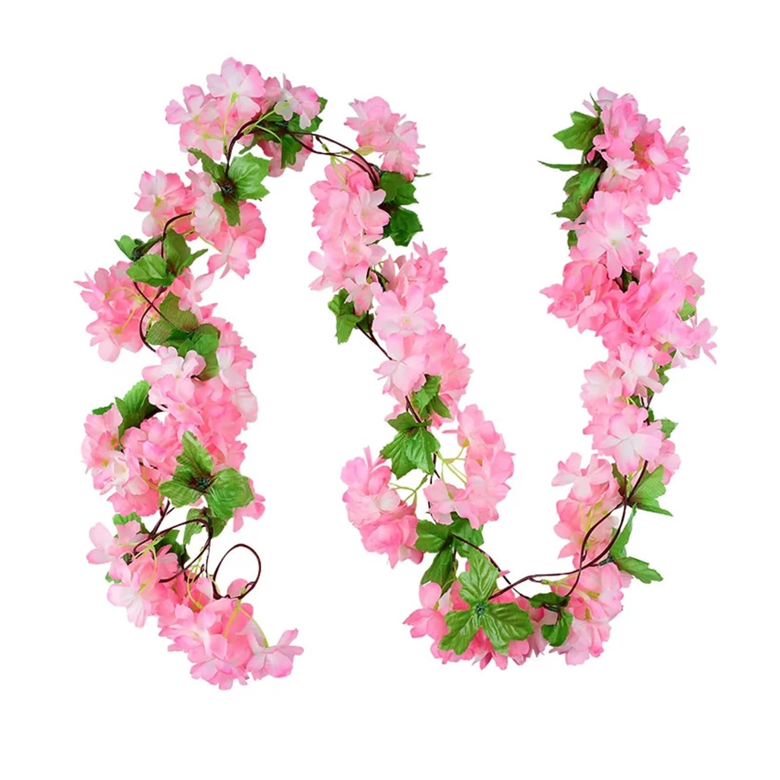 DSFIHJO Artificial Flower Vine Fake Ivy Wisteria Flowers Artificial Plant Vine Garland for Room Garden Decorations Wedding Arch Floral Decor(230cm G03)