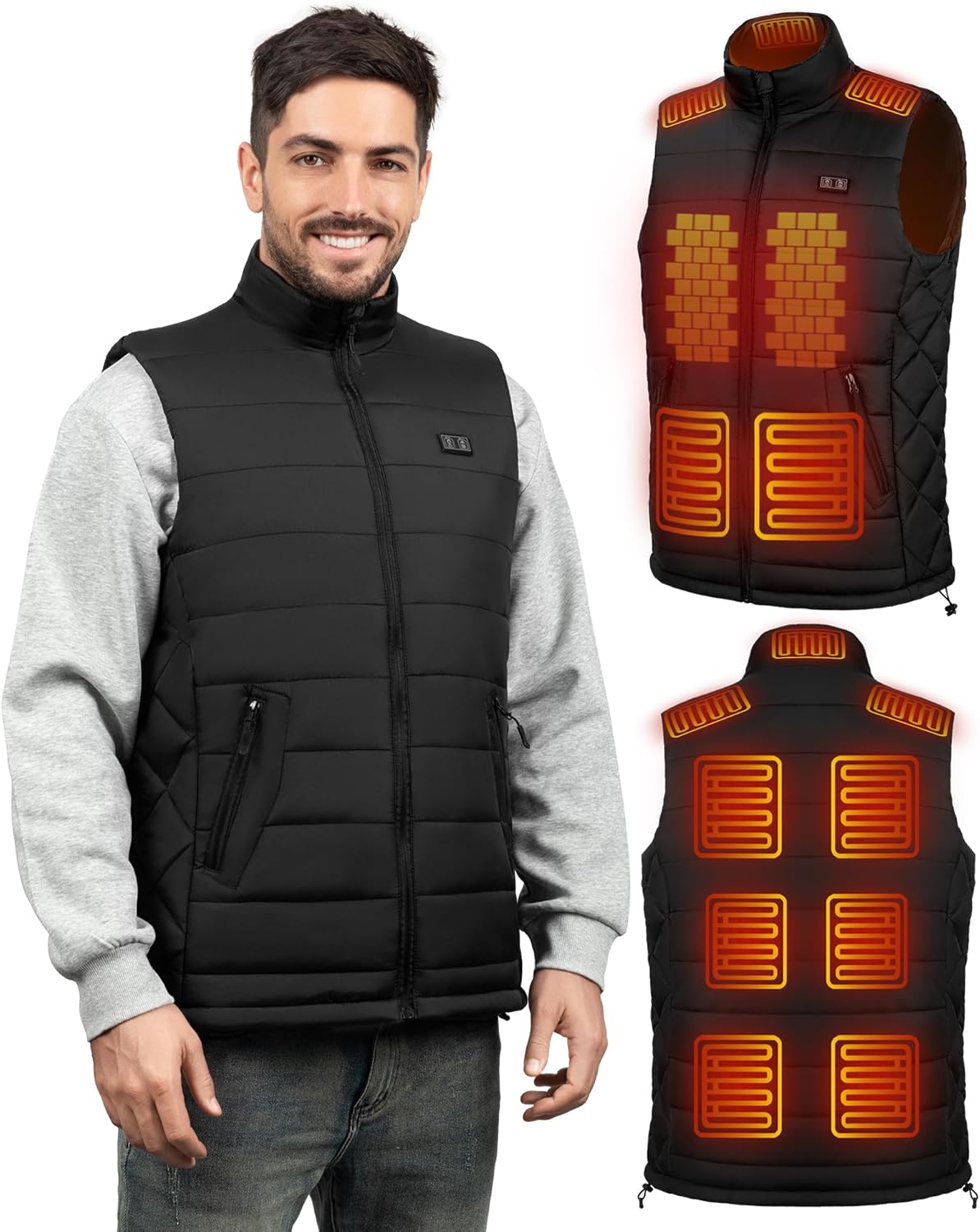 Heated Vest for Men, Warming Men's Heated Vеst Electric, Lightweight Heating Vеst