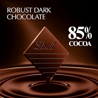 Lindt Excellence Extra Dark Chocolate 85% Cocoa, 3.5-Ounce Packages (Pack of 12)
