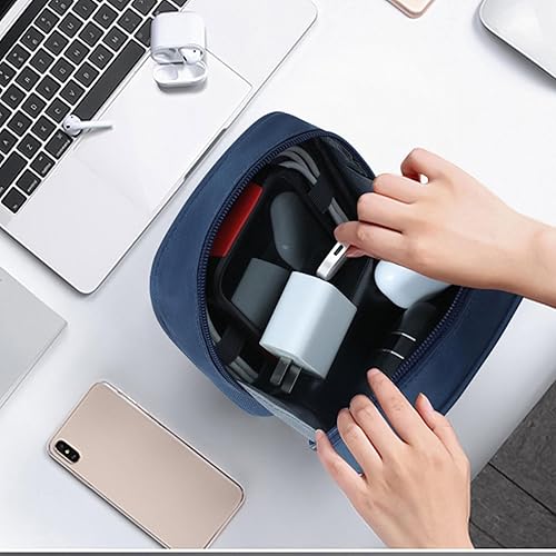 Miniatura 8 de Compact Travel Organizers Bag Portable Storage Case Oxford Fabric Construction For Charging Cables Adapters