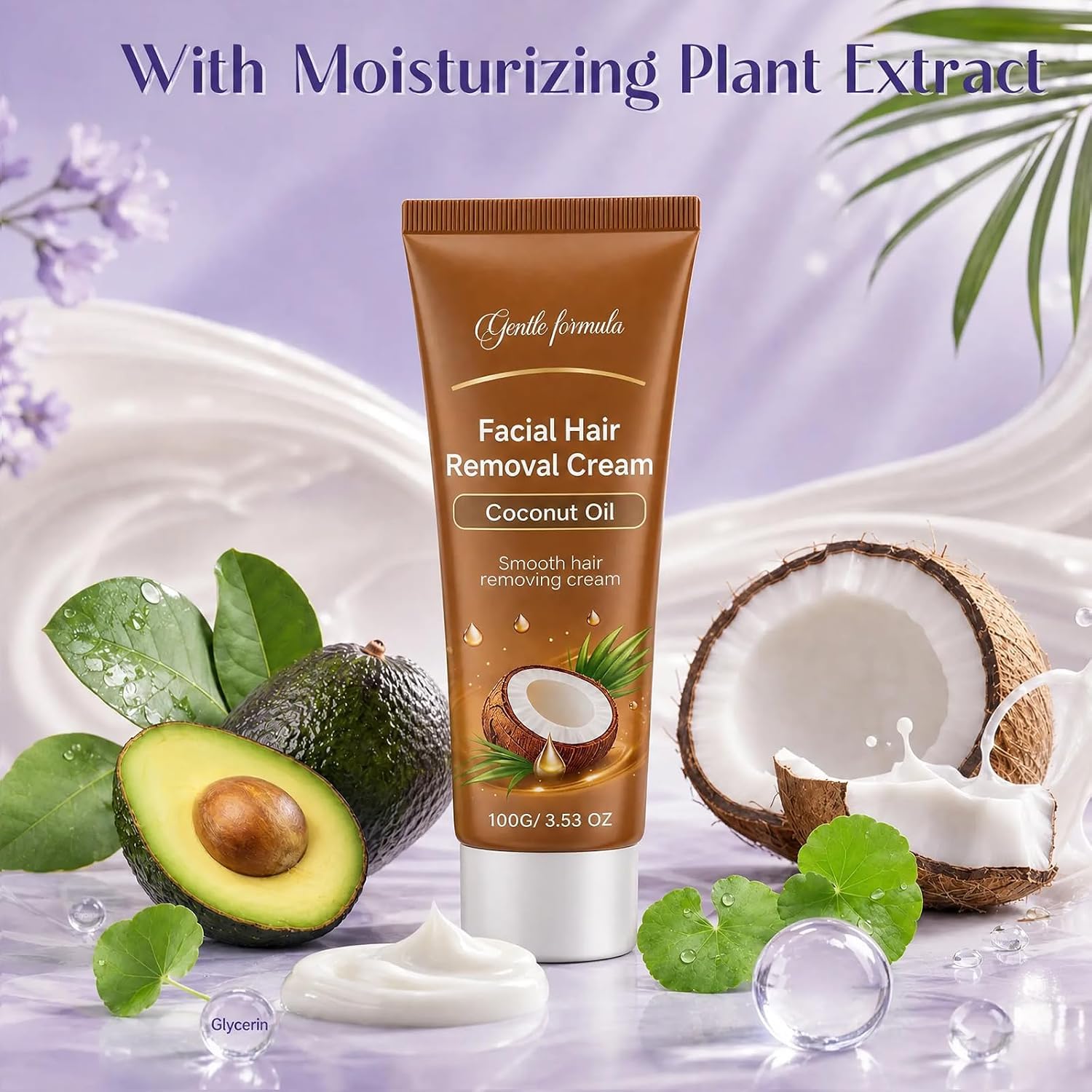 Facial Hair Removal Cream for Women, 2PCS
