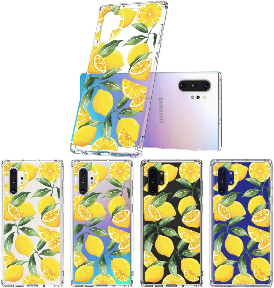 MOSNOVO Cute Designed for Samsung Galaxy Note 10 Plus Case/Galaxy Note 10 Plus 5G Case (2019) - Lemon