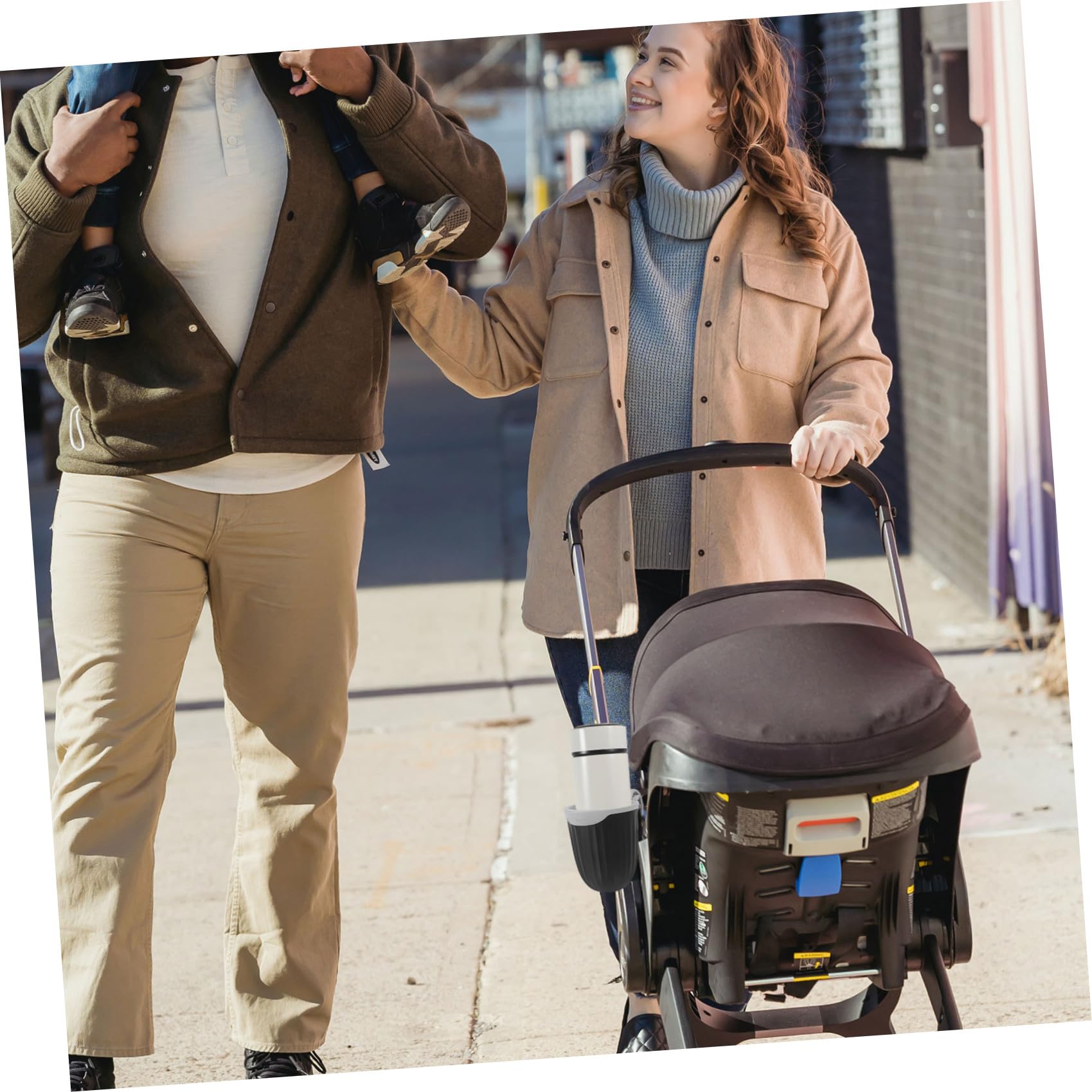 ifundom 2pezzi Portabottiglie Per Passeggino Supporto Per Borraccia e Bottiglia Facile Da Installare Accessorio Pratico