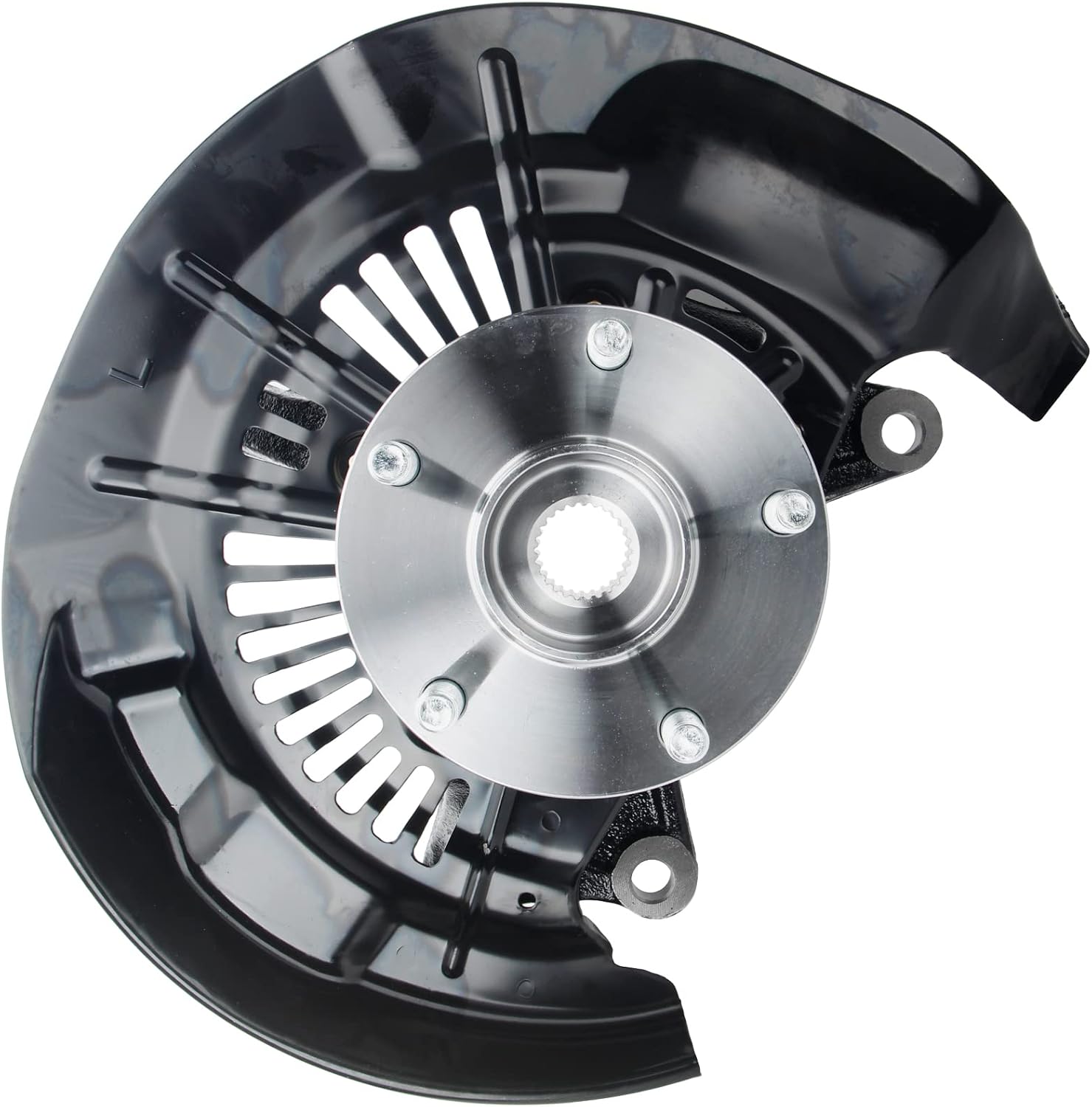 Steering Knuckle Wheel Hub Bearing Assembly Front Left Driver Compatible with Highlander AWD 2008 2009 2010 2011 2013 698-435