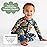 Little Sleepies Pajamas for Baby Boys & Girls, Viscose from Bamboo Baby Pajamas, Snug Sleeper, Toddler PJs, 2-Way Zipper, Touchdown Time, Newborn