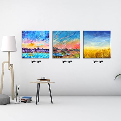 Miniatura 14 de ESRICH Lienzos estirados para pintar de 8 x 10 pulgadas, paquete de 10 lienzos de 8 x 10 pulgadas, lienzo de algodón imprimado sin ácidos, lienzos