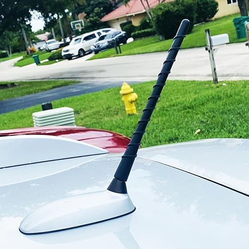 Miniatura 63 de Antena para Mini Cooper 2002-2024 Mini Cooper Accesorios, 7 pulgadas Mini Cooper Antena Corta de Repuesto de Antena de Radio Mástil