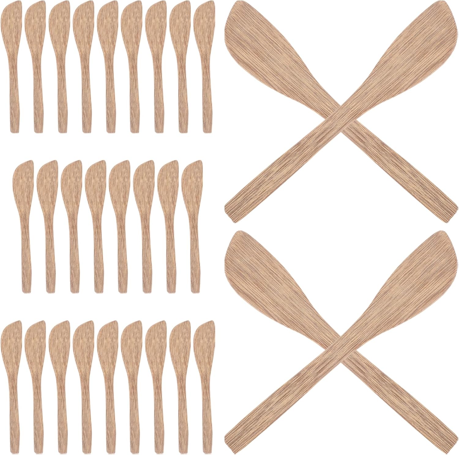 Mobestech Ergonomic Japanese Wooden Butter Spatulas Cheese Spreaders Portable Jam Spreader Tool Set Mobestech Ergonomic Japanese Wooden Butter Spatulas Cheese Spreaders Portable Jam Spreader Tool Set