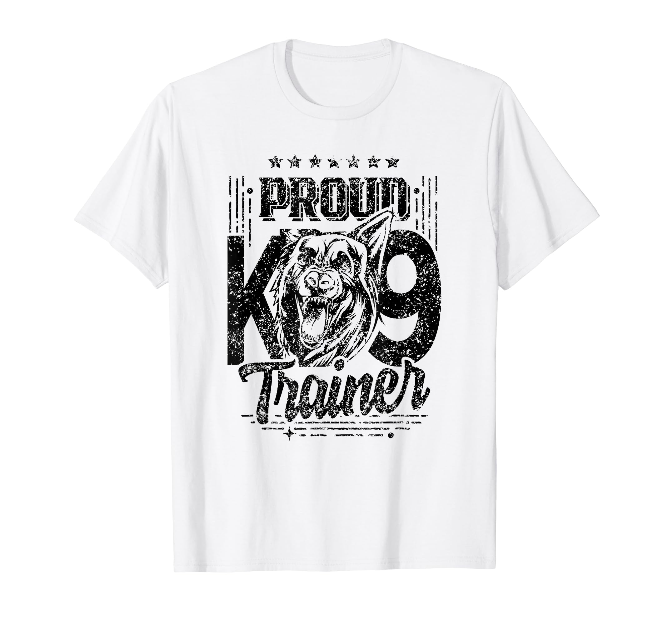 Unit Police Handling K9 Trainer JobProud K9 Trainer Handler Service Dog K-9 T-Shirt