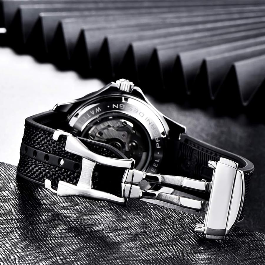 Amazon | HaiQin Pagani Design メンズ 自動ダイバーズウォッチ