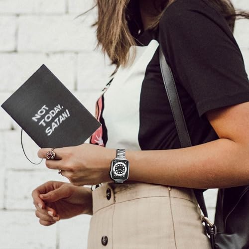 Miniatura 3 de Correa para Apple Watch de 1.496 pulgadas, 1.575 pulgadas, 1.614 pulgadas, 1.654 pulgadas, 1.732 pulgadas, 1.772 pulgadas, con cubierta facial,