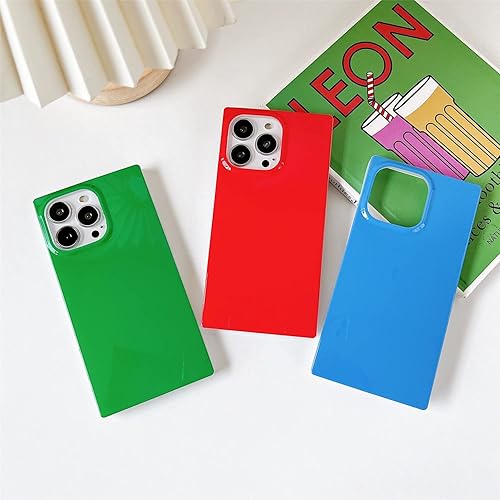 Miniatura 9 de Cocomii Funda cuadrada compatible con iPhone 13 Pro Max, delgada, brillante, color sólido, pasteles relajantes, fácil de sostener, antiarañazos, a
