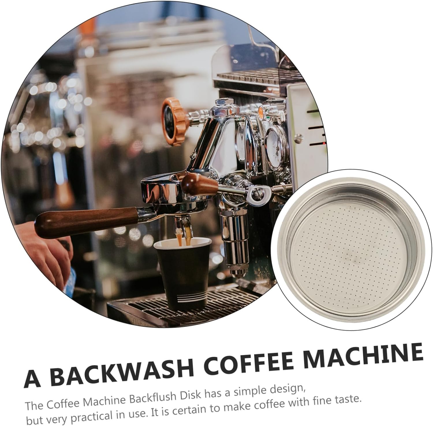 Double Pressure Coffee Machine Filter Cup Fine Mesh Filter for Maker Stainless Steel Espresso Strainer Cup
