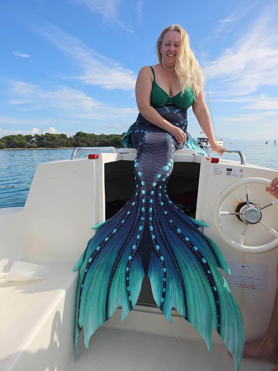 Mermaid Tails for Swimming, Mermaid Swimsuit Costume Set Bathing Suits for Adult & Teen Sizes