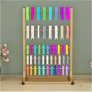 Tabletop 5 Layer Ribbon Display Stand Rack 27.5in Tall, Craft Room/Cake ...