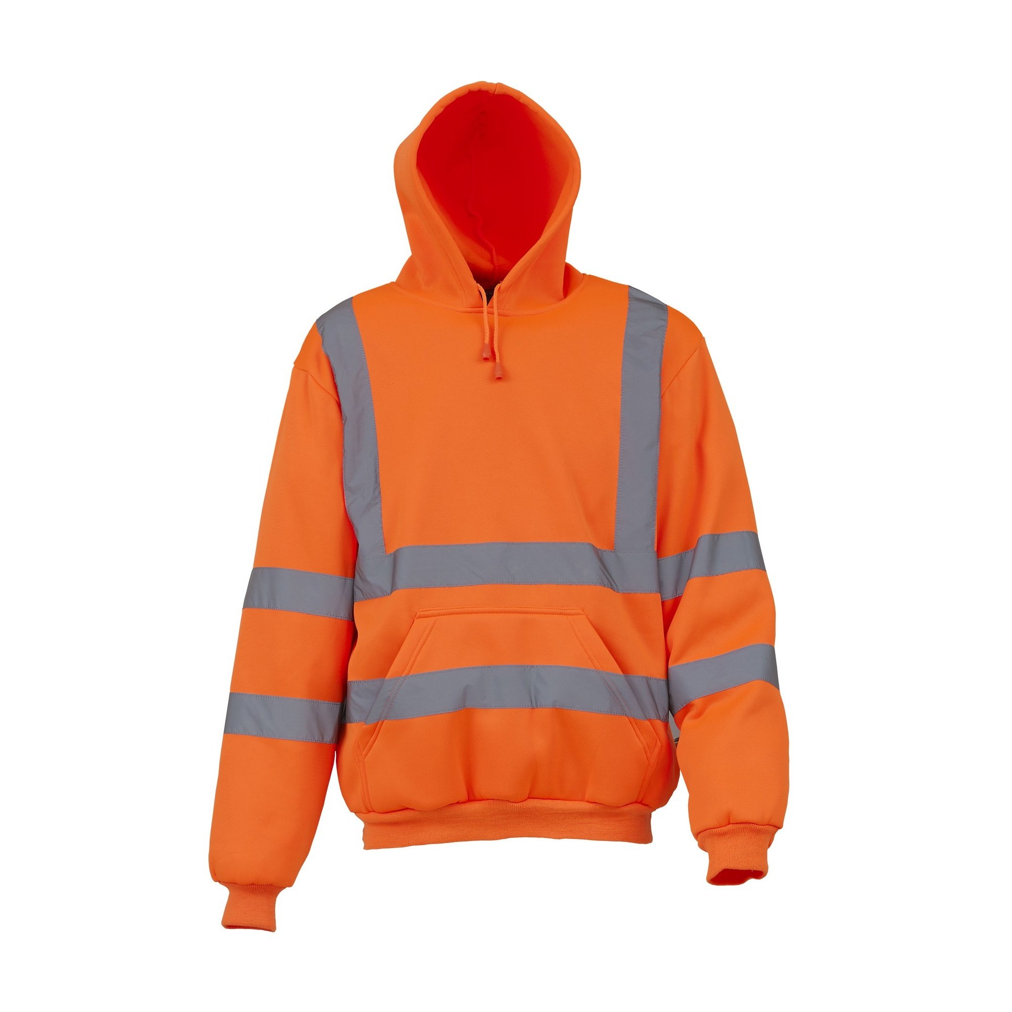 Yoko - Felpa Alta visibilità - Uomo (Confezione da 2) (XL) (Arancio)