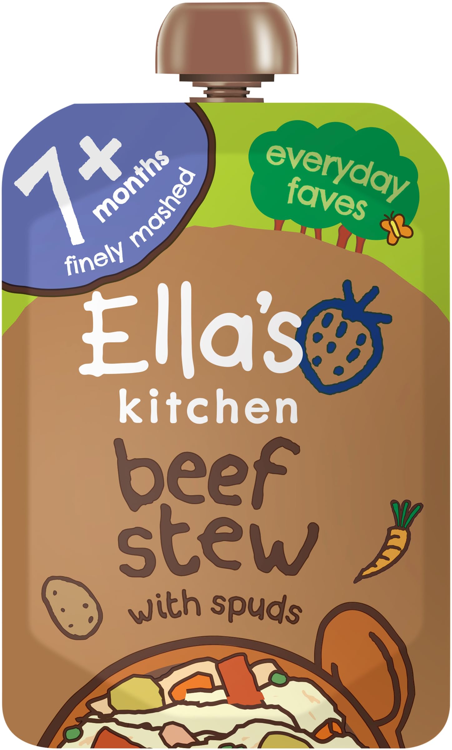 Ella's Kitchen Organic Lamb Roast Dinner with Trimmings, 130g — view 8