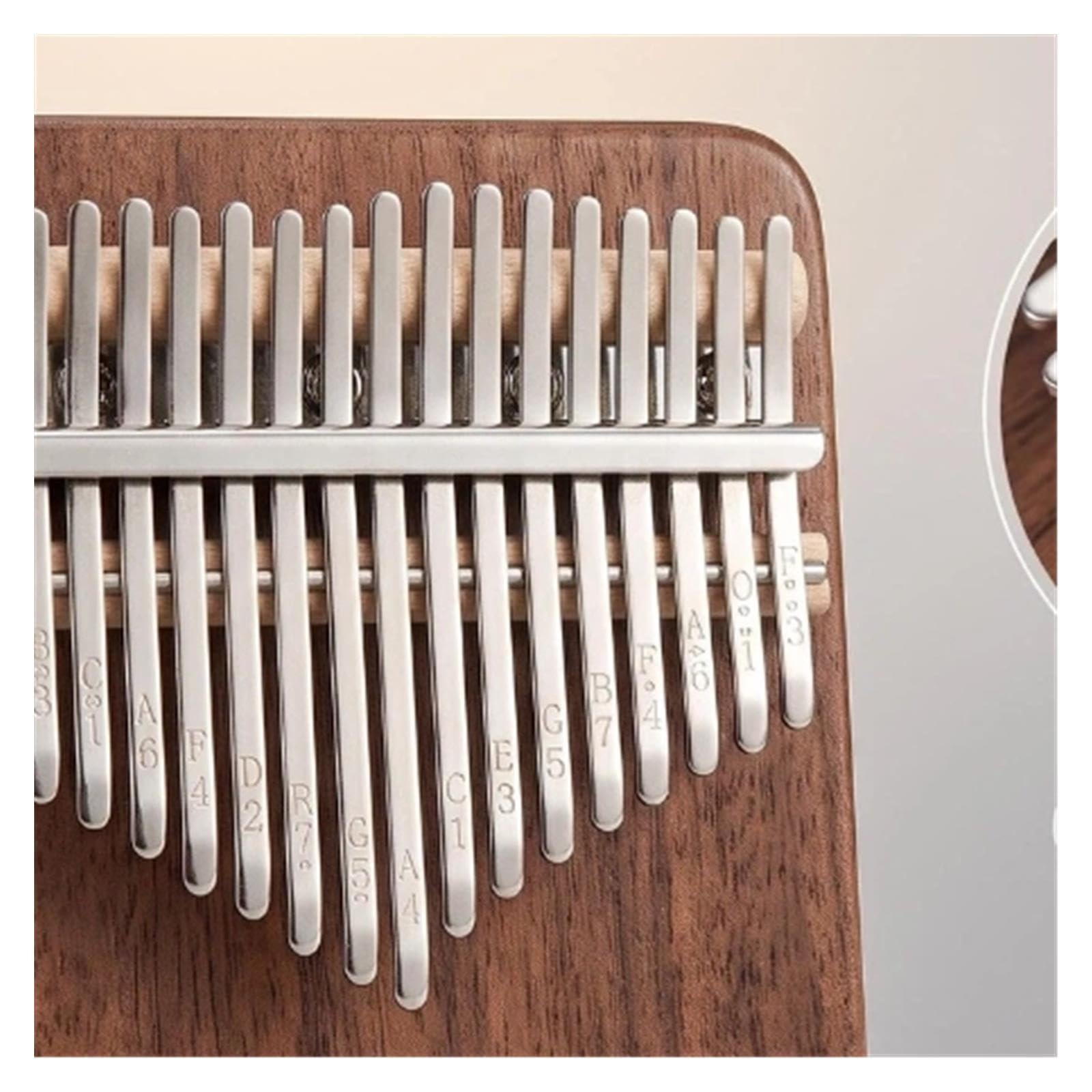 Solidna Kalimba Retro Drewniana Kalimba