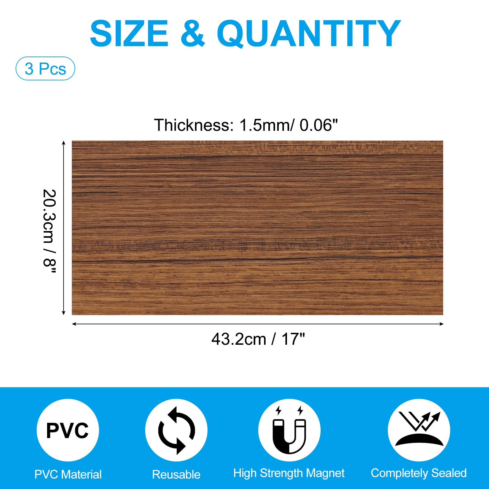 PATIKIL 17"x8" Magnetic Vent Cover - Image 2