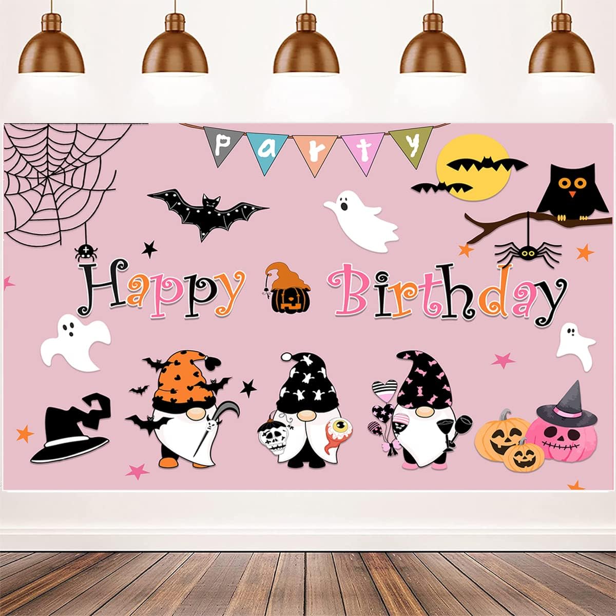 Pink Halloween Birthday Party Decorations Halloween Happy