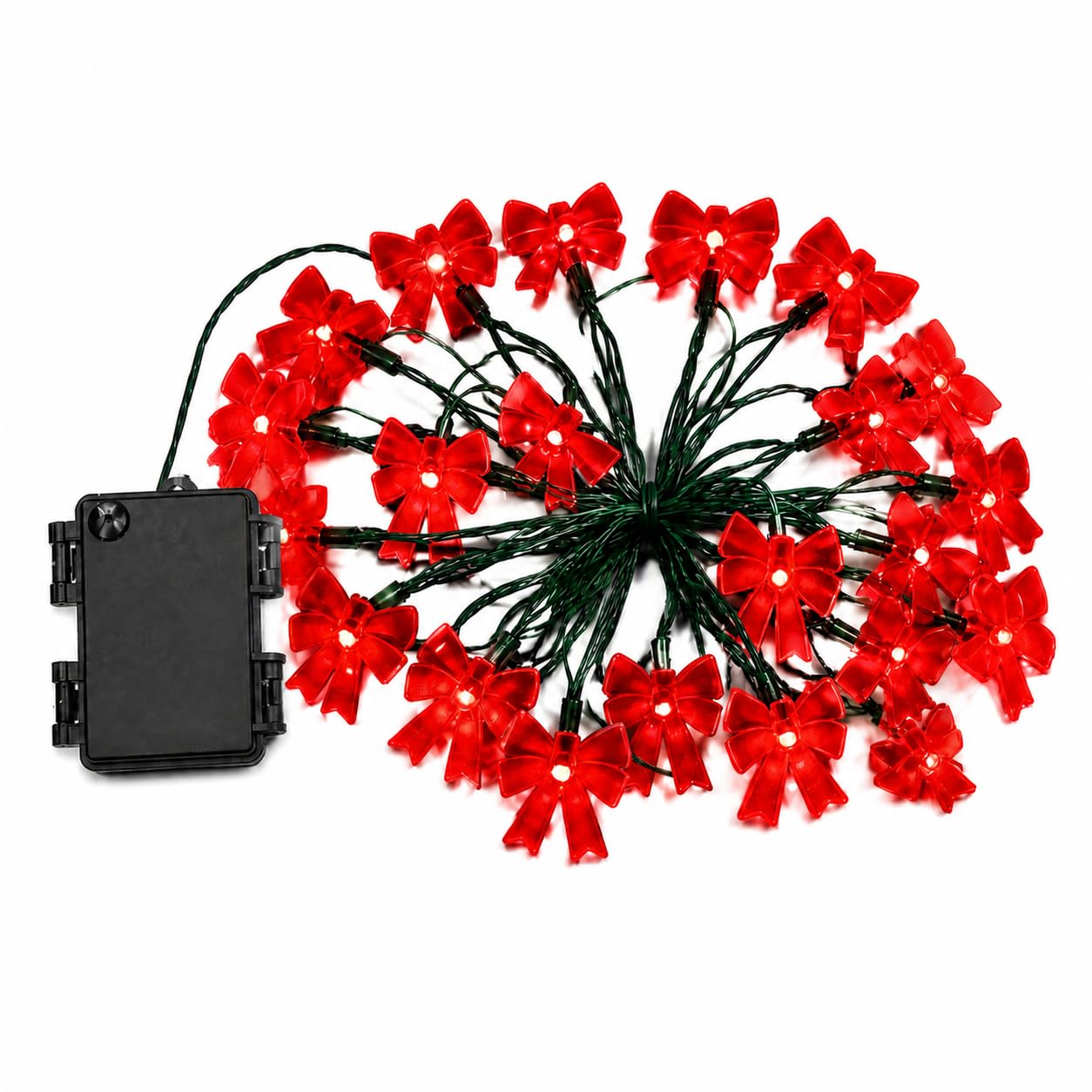 Guirnalda de 50 luces LED de Navidad, decoración navideña para interiores