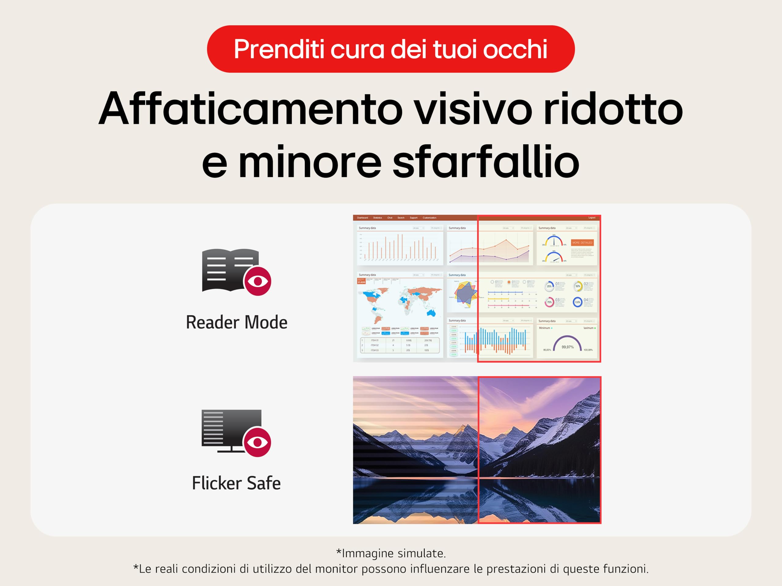 LG 24U411A Monitor 24" Full HD IPS, HDR 10, 120Hz, 1ms MBR, HDMI, D-Sub (VGA), Uscita cuffie, 1920x1080, sRGB 99%, Schermo Antiriflesso, Flicker Safe, Reader Mode, Nero